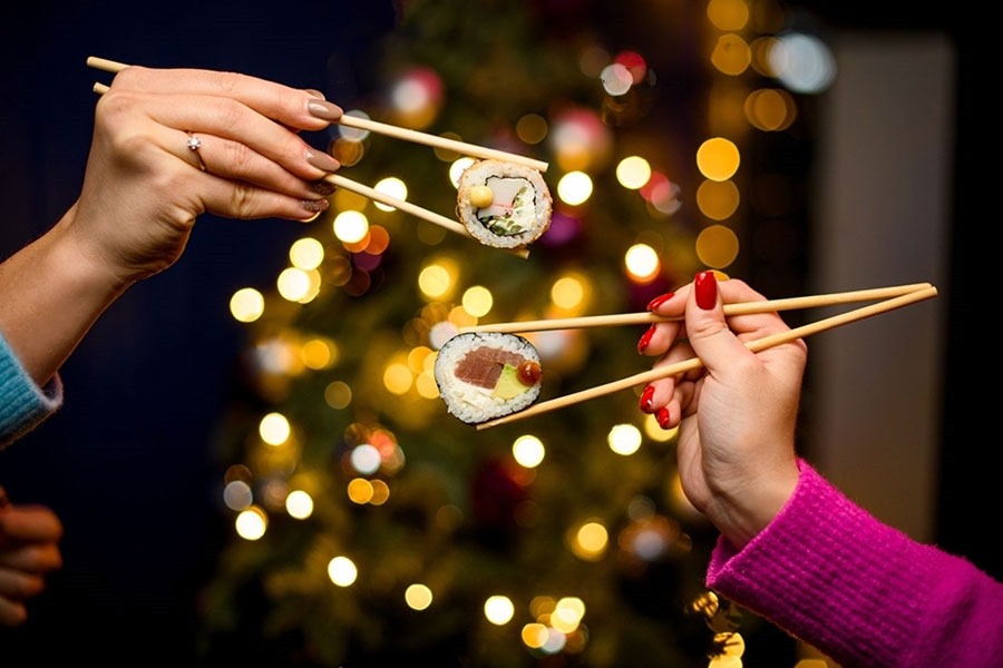 Sushi as a New Tradition for the New Year's Table